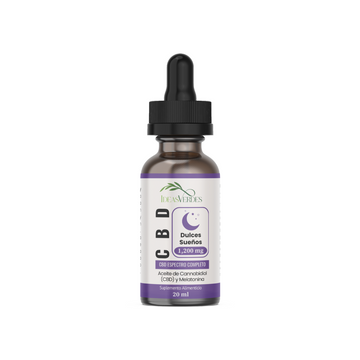 Extracto de CBD y Melatonina DULCES SUEÑOS 1,200 mg