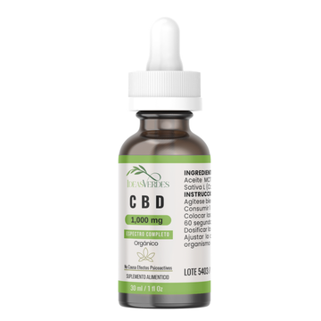 CBD 1,000 mg Full Spectrum Calidad Premium Orgánico Ideas Verdes