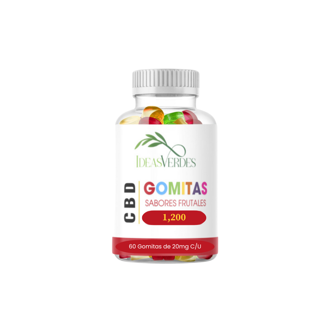 GOMITAS FRUTALES DE CBD 60 Piezas