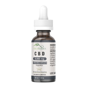 CBD 5,000 mg Full Spectrum Calidad Premium Orgánico Ideas Verdes